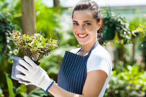 Eco-friendly pressure washing team in Finsbury Park preparing waste segregation